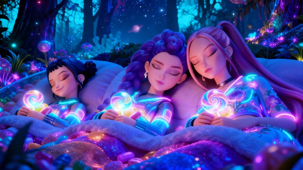 Попробуйте послушать 5 минут — ЗАСНУЙТЕ МГНОВЕННО вместе с Руми, Мирой и Зои из Huntrix 💤