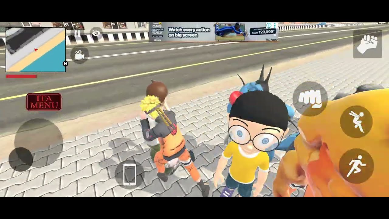 🦸🚓Franklin ke ghar aaye gang 🎮Indian theft auto simulator game 🎯