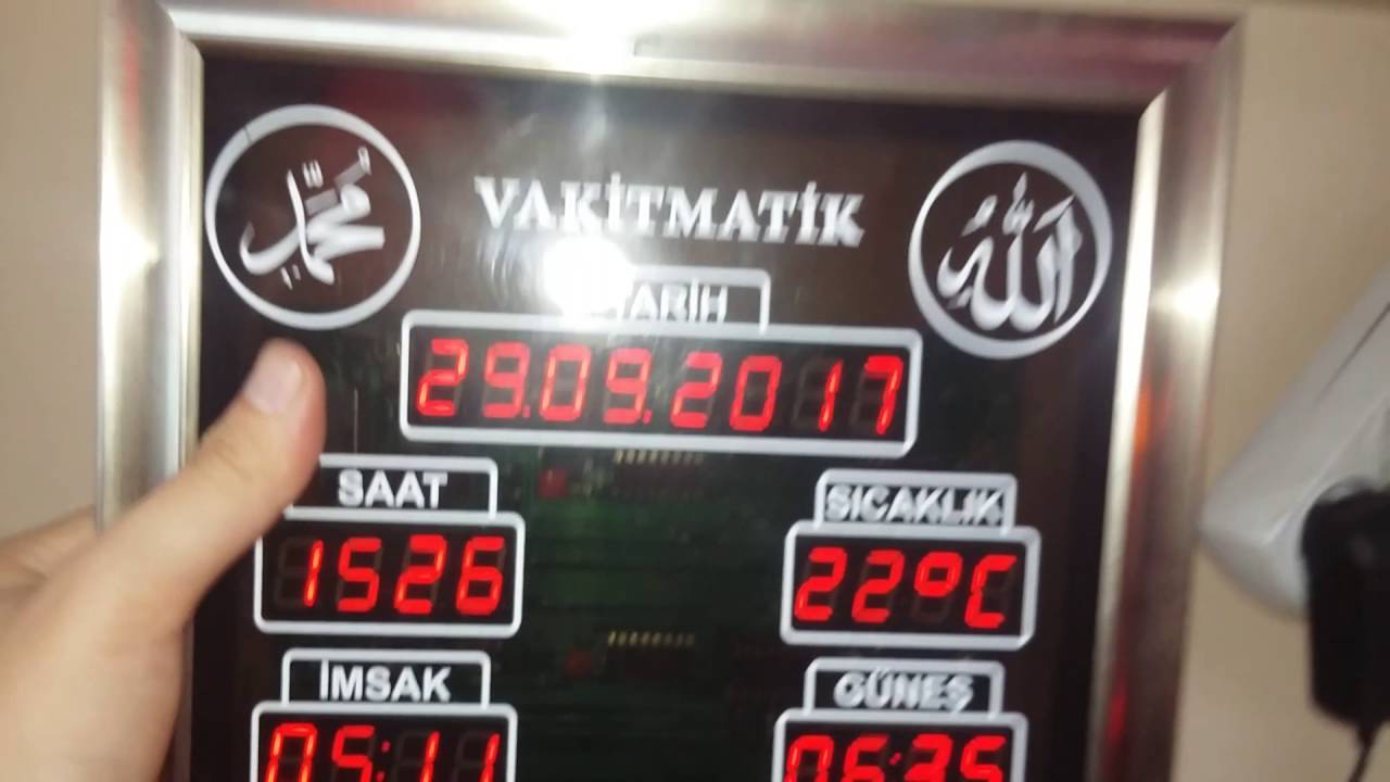 Aliminyum Çerçeve Mini Vakitmatik