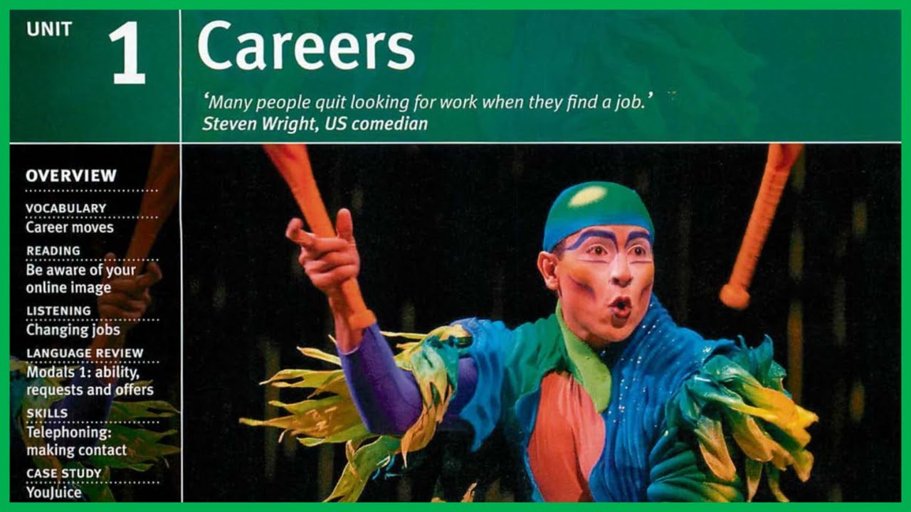 Market Leader Pre-intermediate | Unit 1: CAREERS | Commercial English | Tiếng Anh Thương Mại