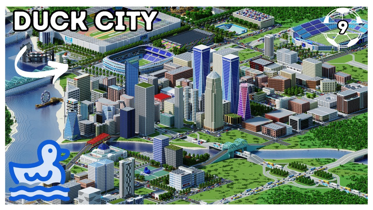Building The Largest Modern City In Minecraft