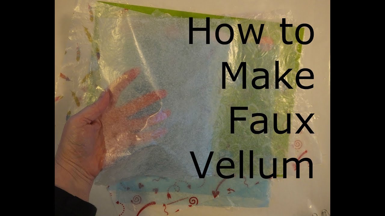 How to Make Faux Vellum