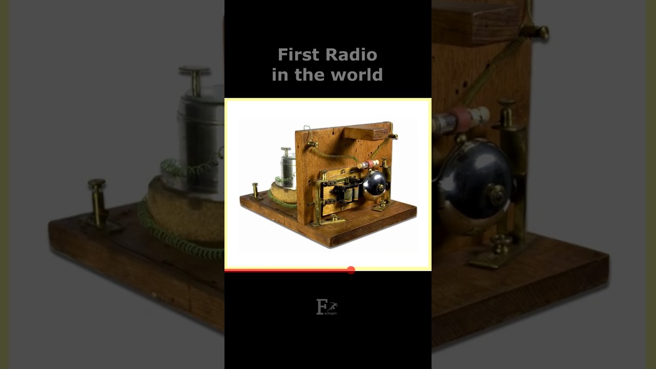 The first Radio ever made #facts #oldest #history #radio