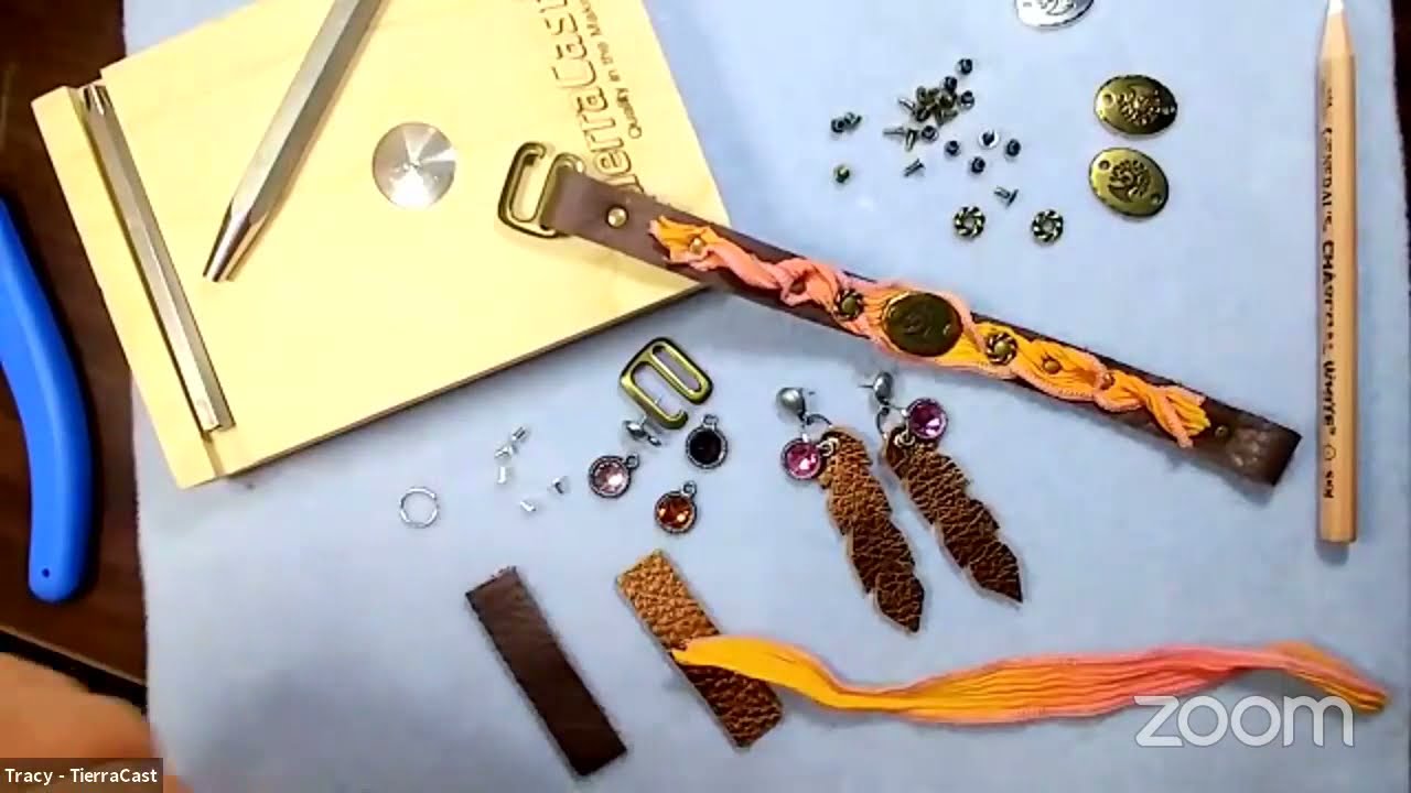 Leather Craft Collection - Cold Connection Jewelry Making Demo