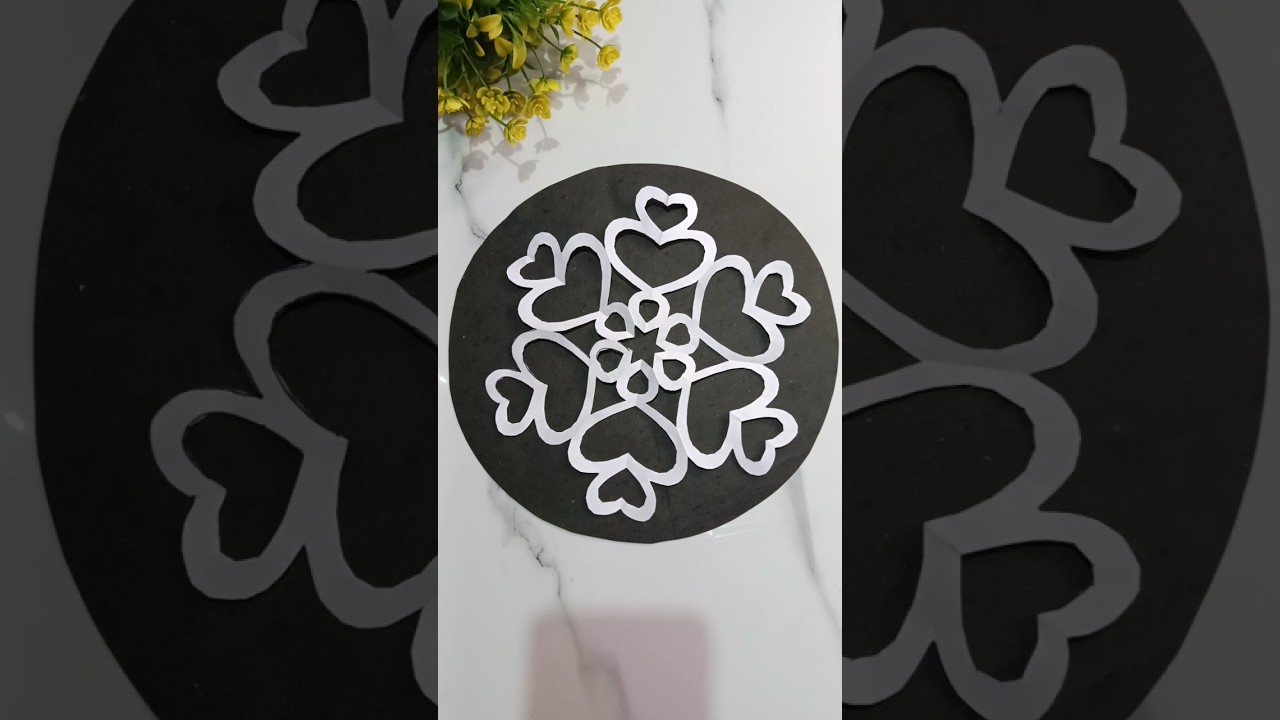 Snowflake paper craft❄️✨|| Christmas ornament ❄️ 