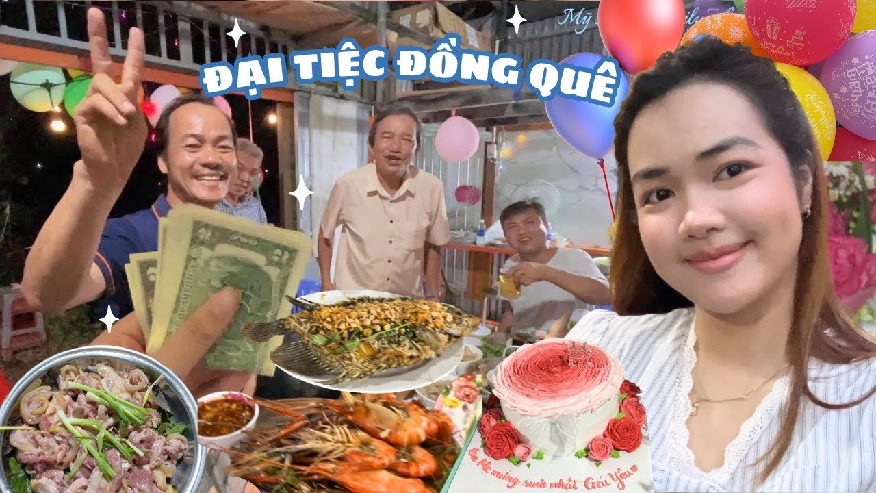 BẤT NGỜ 💸 HUYỀN ĐƯỢC BA MẸ MỪNG SINH NHẬT ĐỒNG QUÊ CÓ 1 KO 2 GIỮA SÀI GÒN 