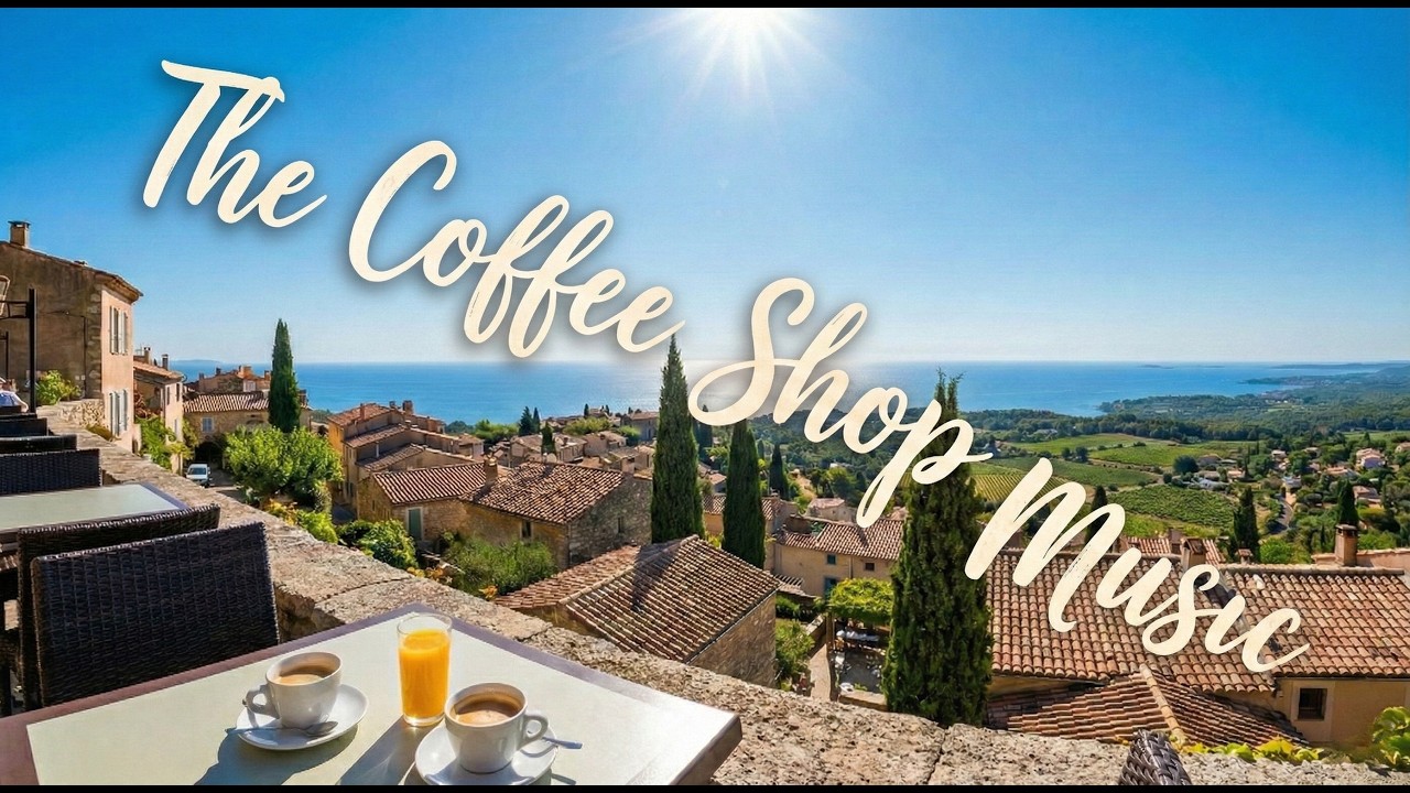 A relaxed café on the seashore