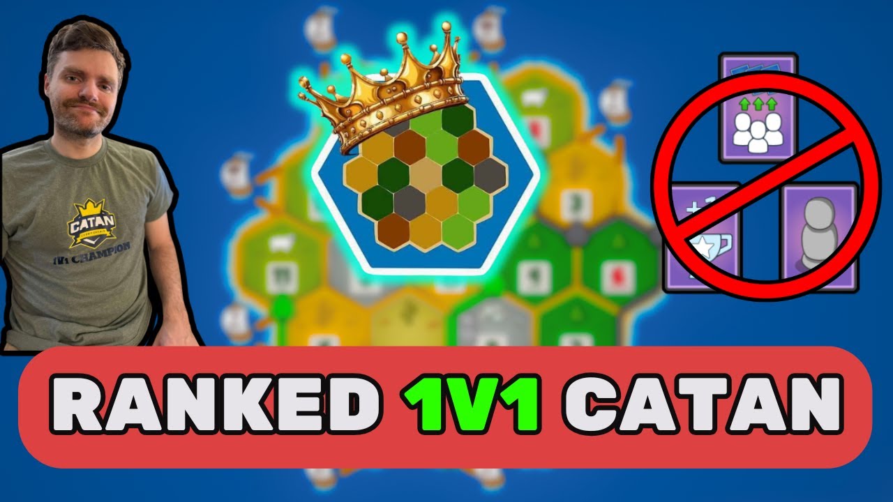 I Teamed Up With The ANTI DEV PLAYER?!? - Ranked 1v1 Catan ft. NukeLaLoosh