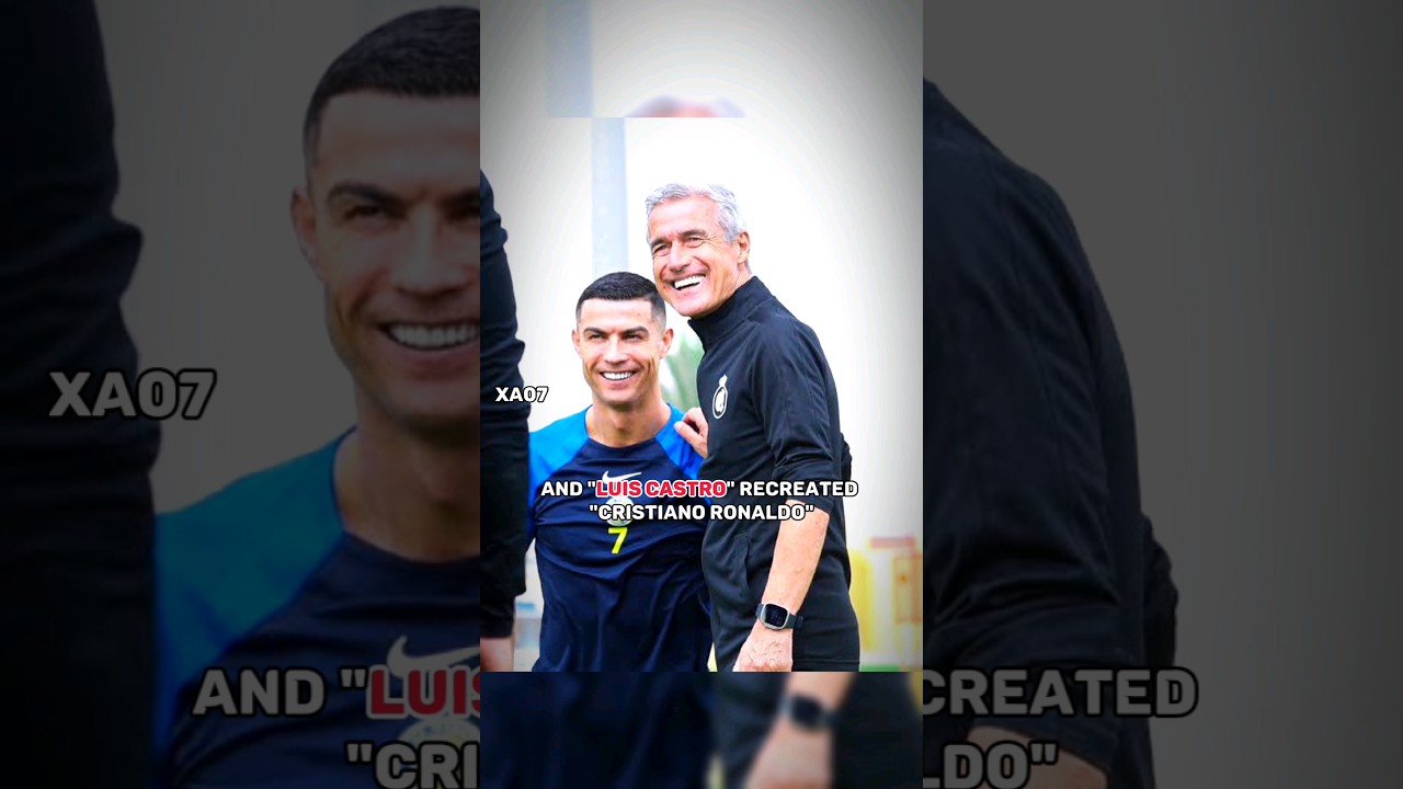 Luis Castro Recreated Ronaldo❤️😍 #shorts #ronaldo #messi #shortsvideo