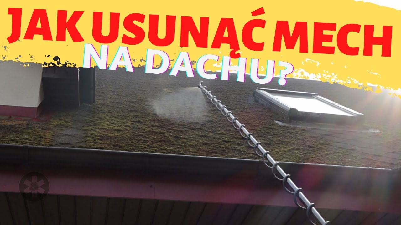 Jak usunąć mech na dachu?