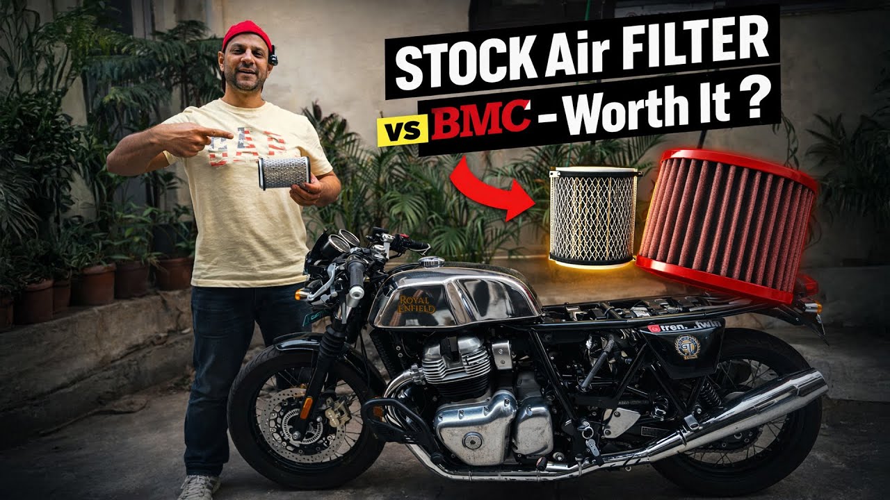 Stock Air Filter vs BMC Air Filter | Worth It for Continental GT650? 