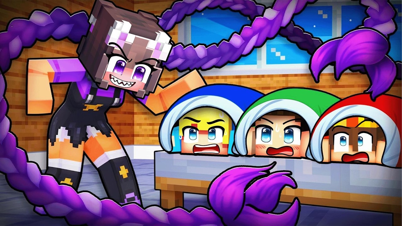 Lily Lovebraids auf einer nur JUNGS &Uuml;bernachtungsparty in Minecraft!