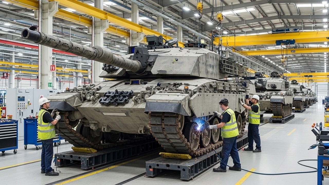 Inside the Challenger 3 Factory | How Britain Upgrades Its Legendary Tank for Modern Warfare