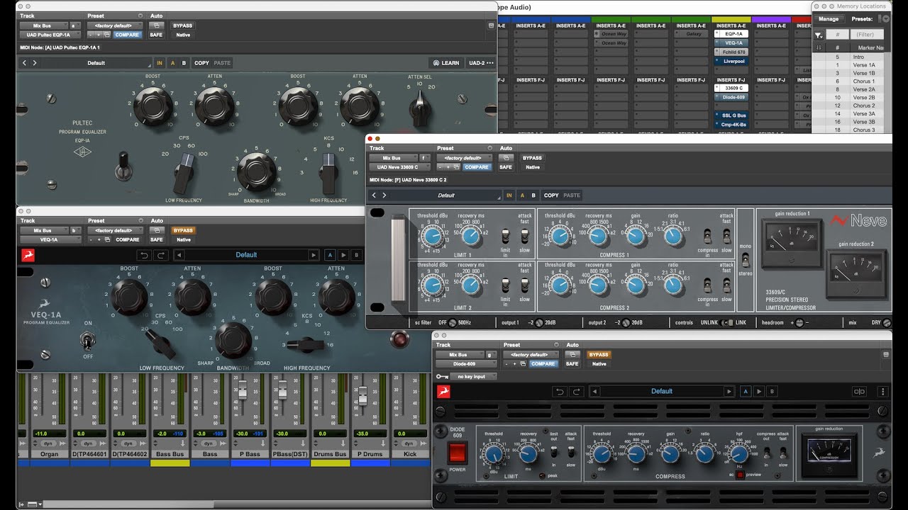Antelope Audio vs Universal Audio - Plugins