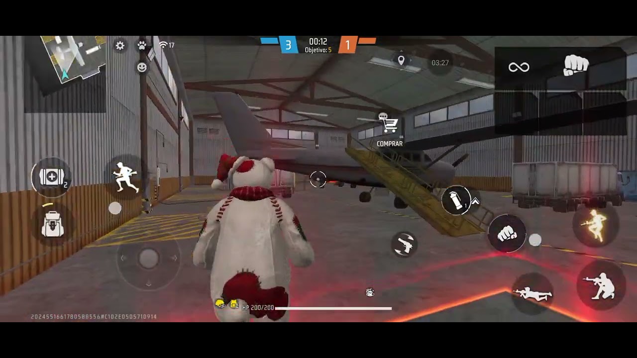 Mostrando uma partida inteira minha no gladiadores#free fire