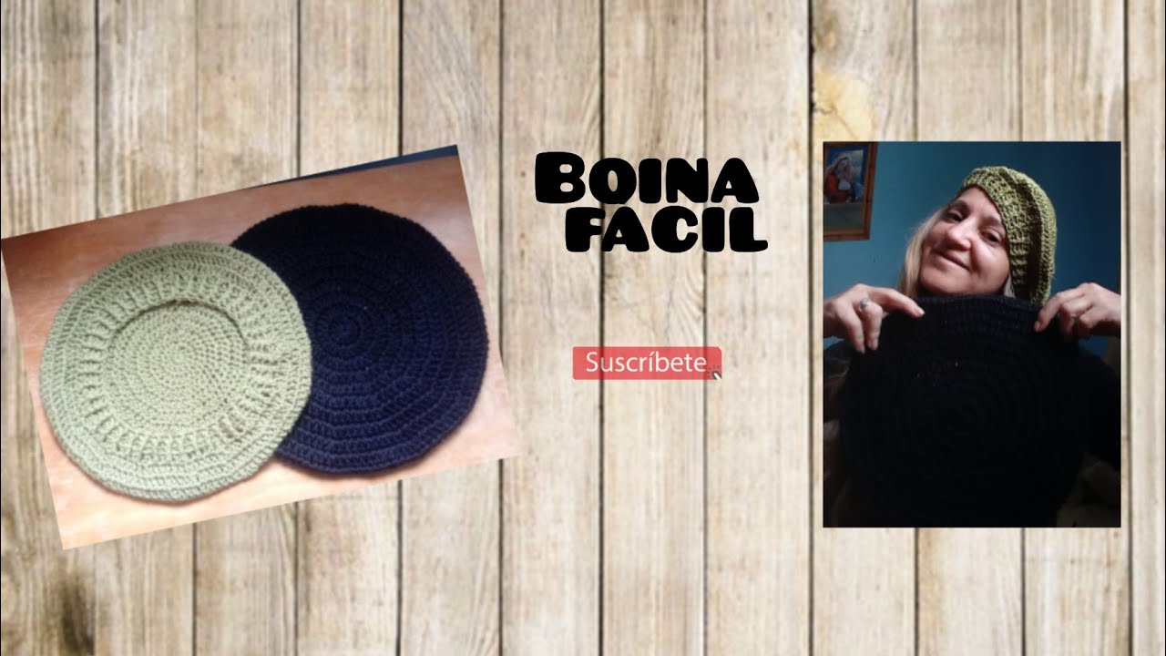 Boina clásica fácil a crochet (2/2)