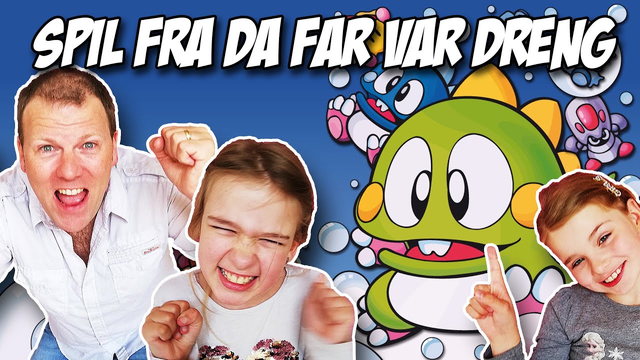 Vi er BOBLE-pustende DRAGER 🐲 Computerspil Fra Da Far Var Dreng - Bubble Bobble (Commodore 64)