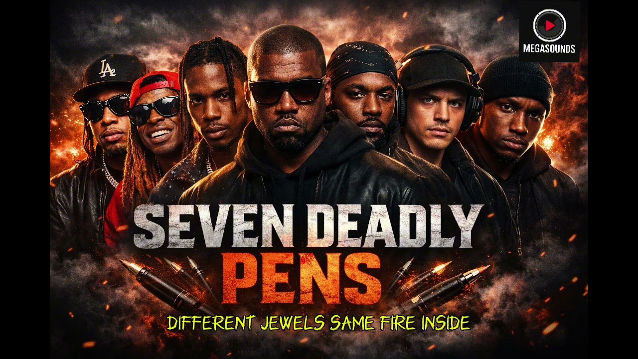 Kanye West ft Tyga, Lil Wayne, Travis Scott, Kendrick Lamar, Logic & Hopsin- SEVEN DEADLY PENS(2025)