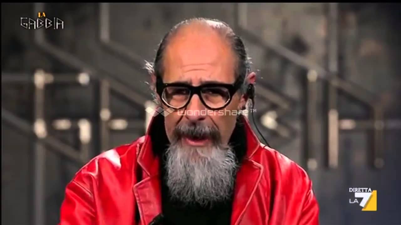 Roberto D'Agostino SHOW contro Letta, Napolitano e Berlusconi. LA GABBIA 1° Parte