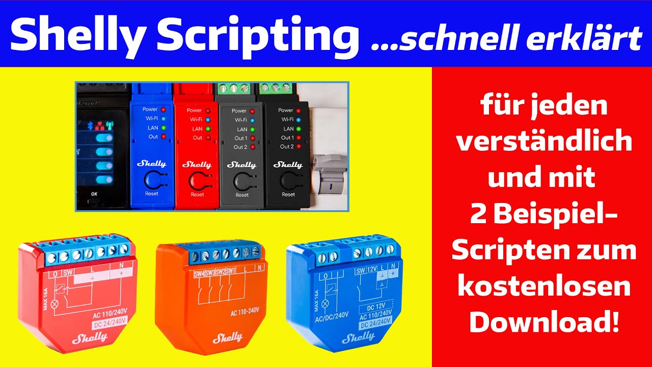 Wie geht die Scripting-Funktion der neuen Shelly PRO und Shelly PLUS und was kann man damit machen?