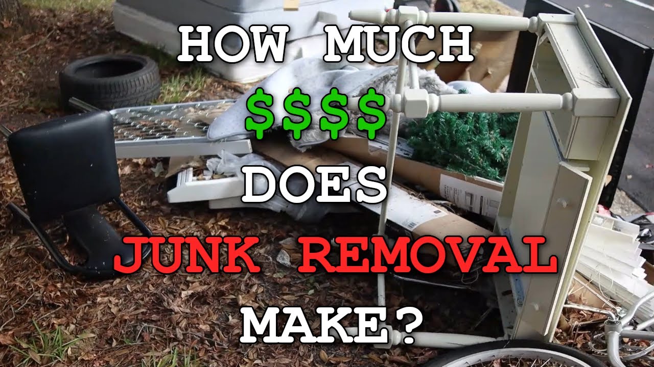 HOW MUCH MONEY can you make in a day of Junk Removal?
