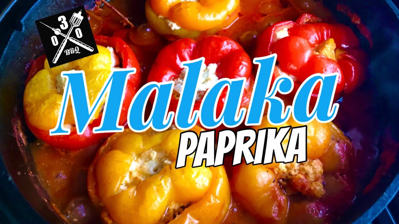 Gefüllte Paprika auf Griechisch - MALAKA - 030 BBQ