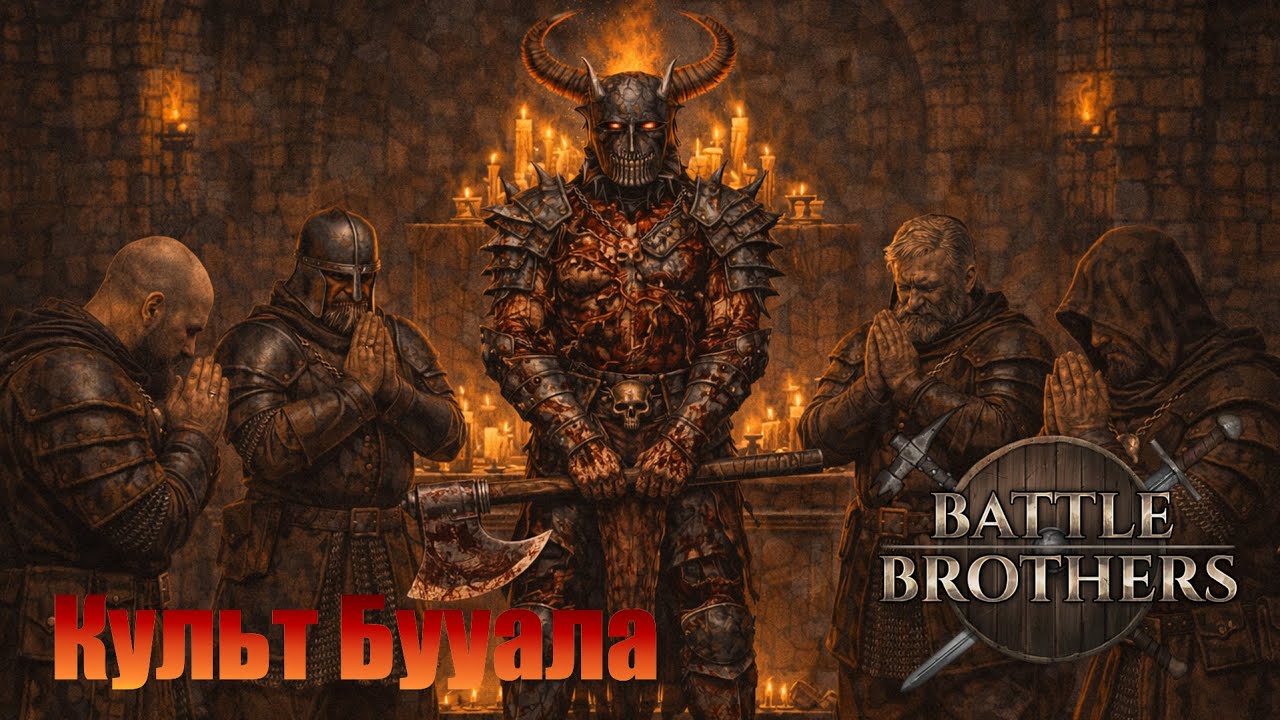 Великая жертва. Братья наемники, последователи культа Бууала. Battle Brothers. Часть 10.