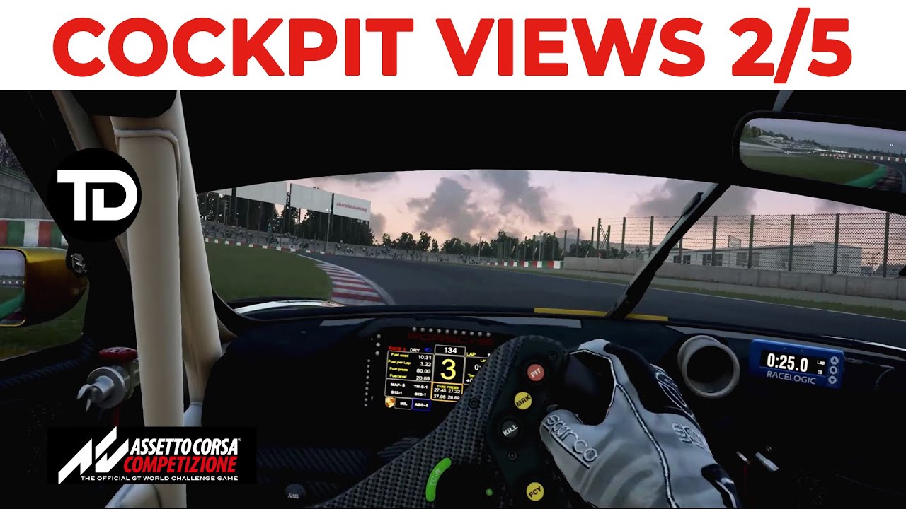 The 3 Types Of Cockpit View: Immersive, Competitive, Balanced 2/5: Assetto Corsa Competizione