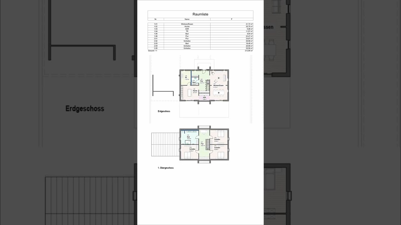 2D Floor Plan with Dimensions | Family House Design 9 (14 x 9 m)