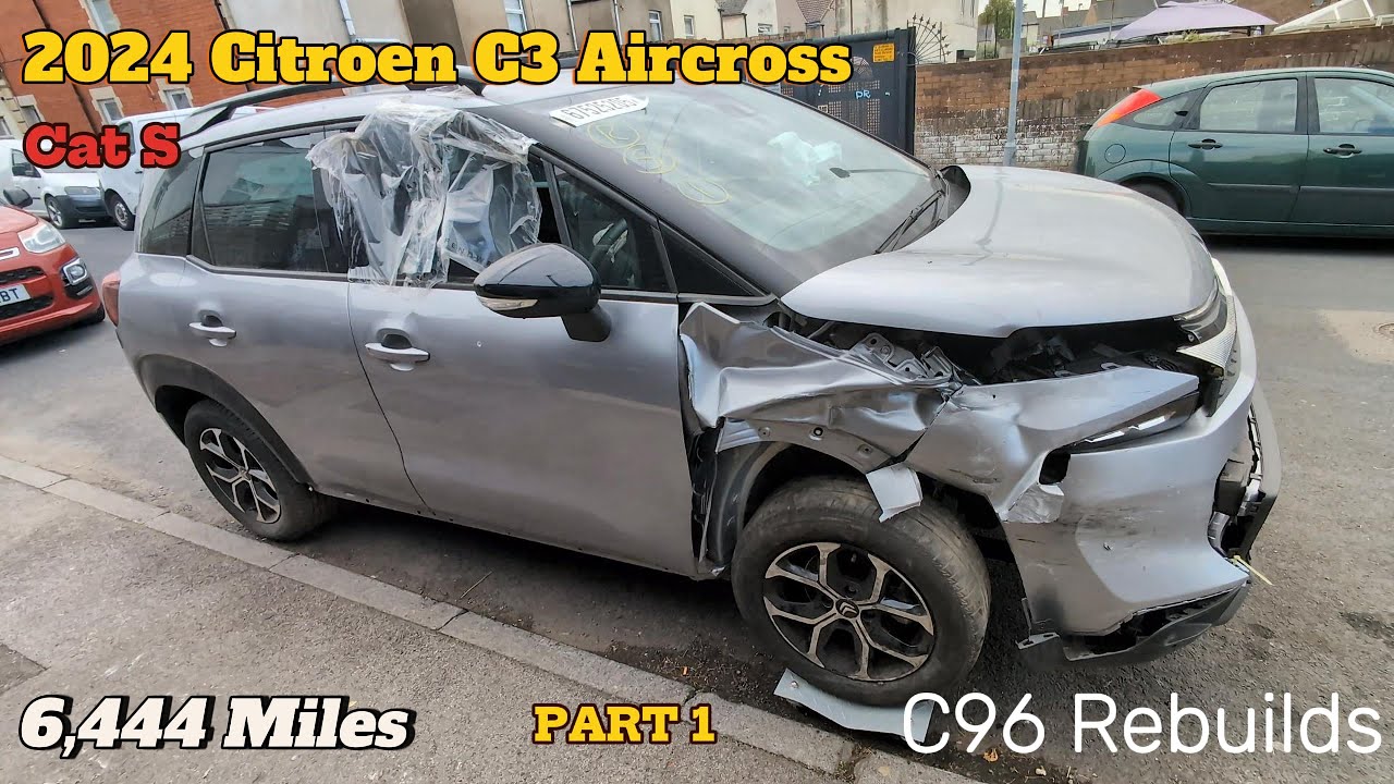 2024 Citroen C3 Aircross, Cat S Damage Only 6,444 Miles. ( Part 1 )
