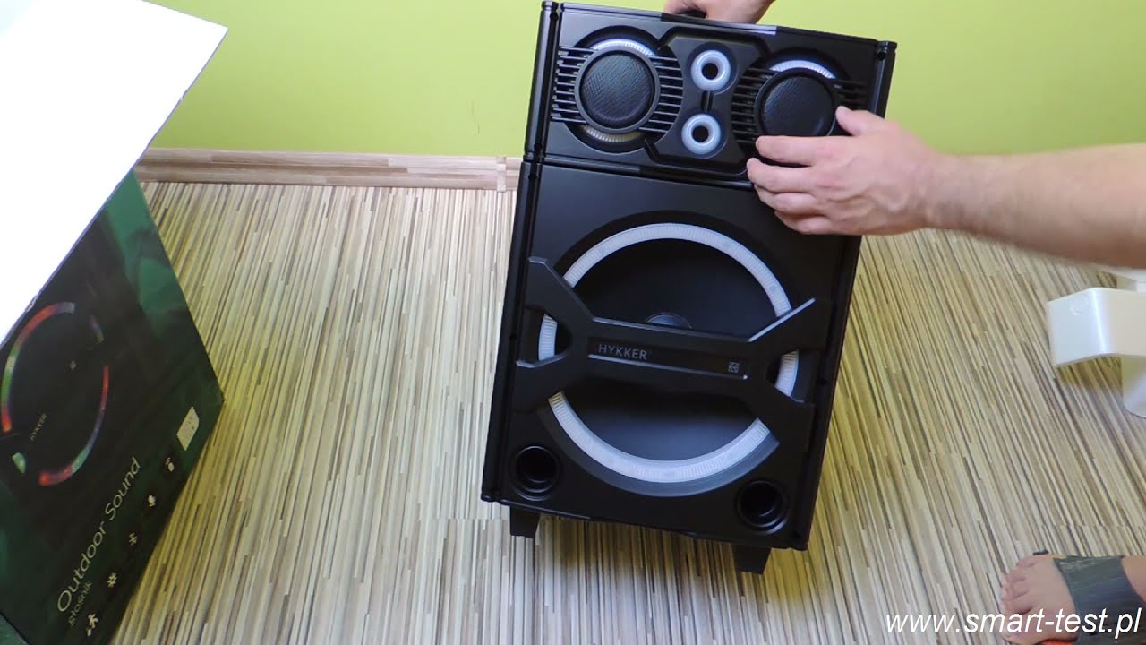 Hykker  Outdoor Sound - czyli potężny głośnik w sklepach sieci Biedronka