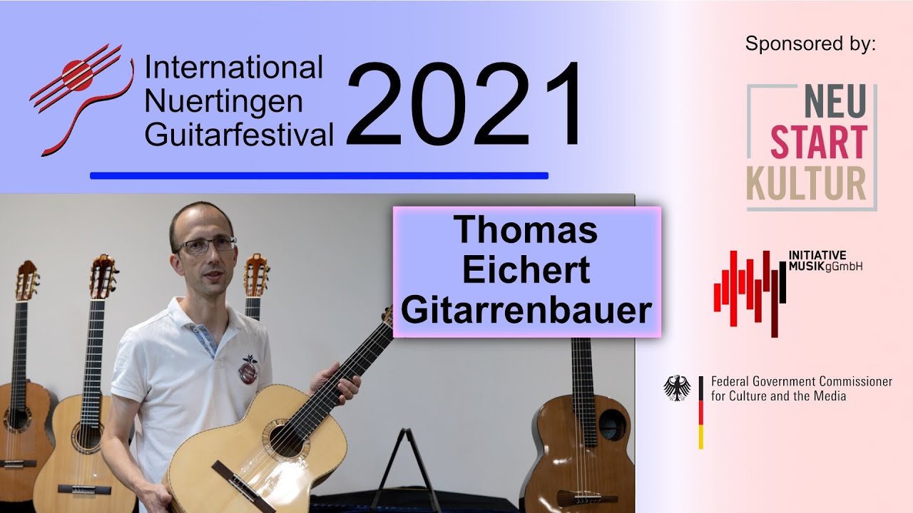 Gitarrenbauer Thomas Eichert beim Internationalen Gitarrenfestival Nürtingen | GFN 2021