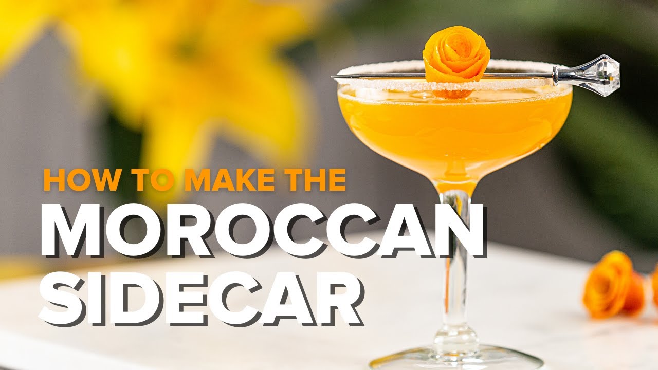 How to Make the Moroccan Sidecar 🍊 #craftcocktail