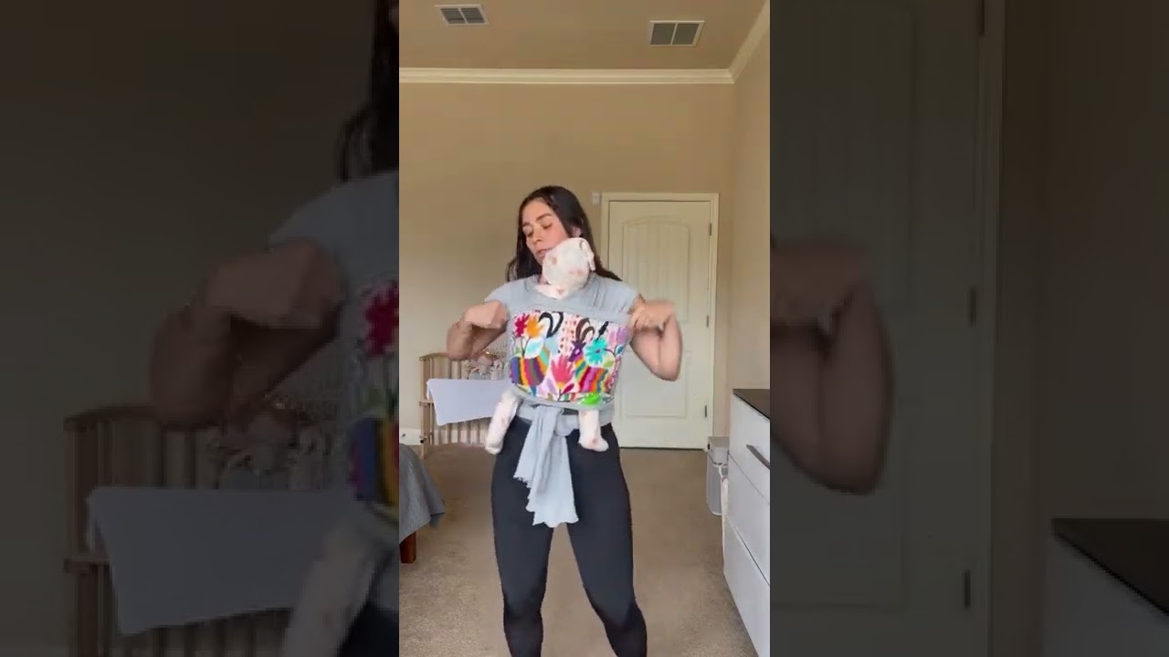 Mi Fular Elástico favorito💗 #fular #portabebes #reciennacido #bebes