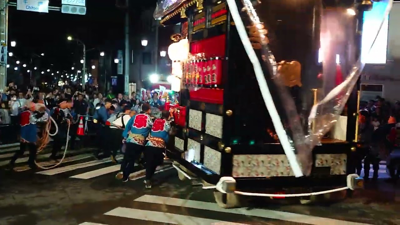 2025藤枝大祭り二日目木町屋台廻し