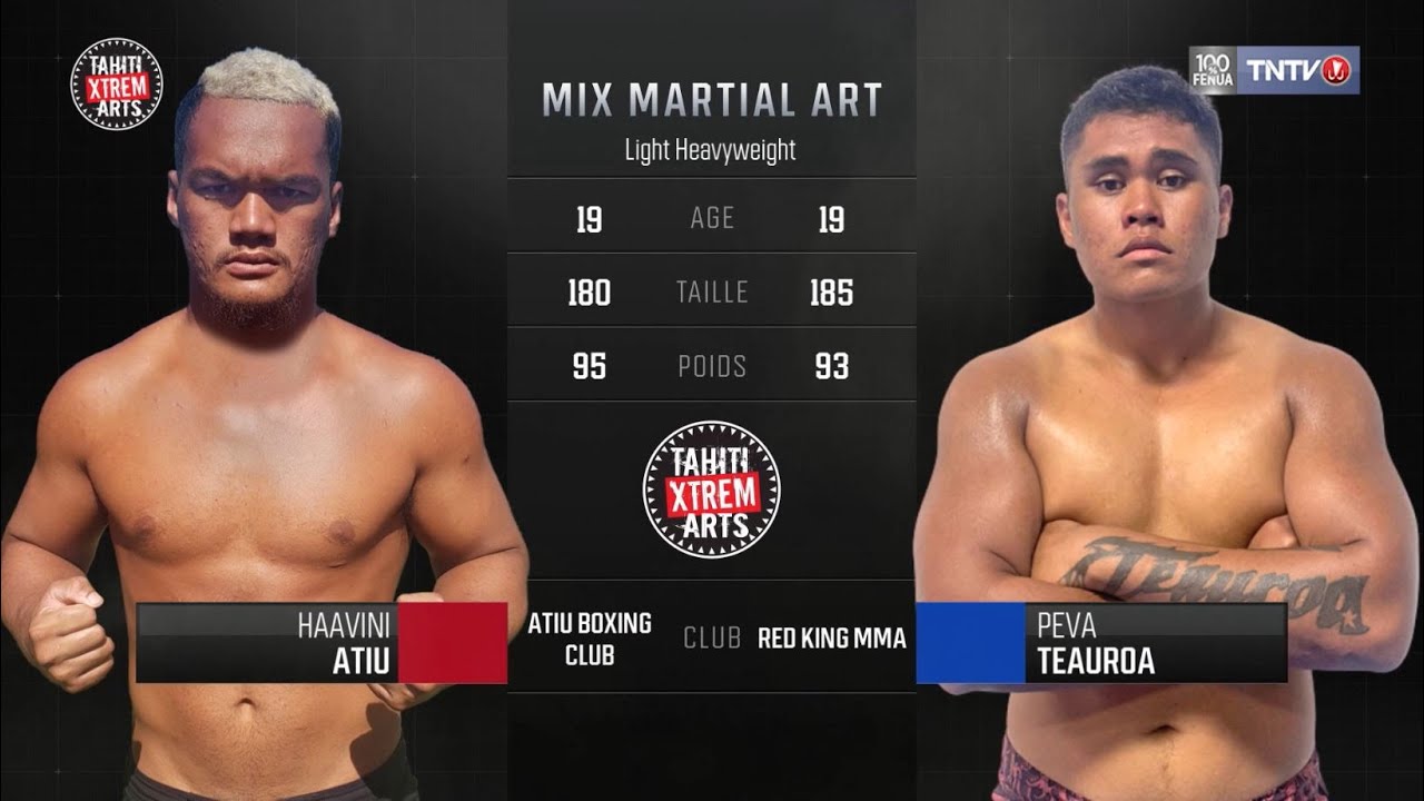 Tahiti Xtrem Arts 2 - Haavini ATIU vs Peva TEAUROA