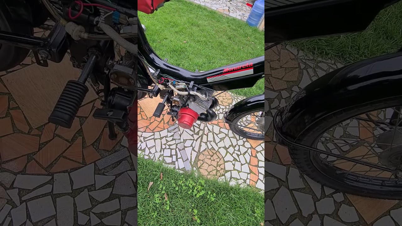 Mobilete monark monareta s50 2 motores, bicilindro!!!