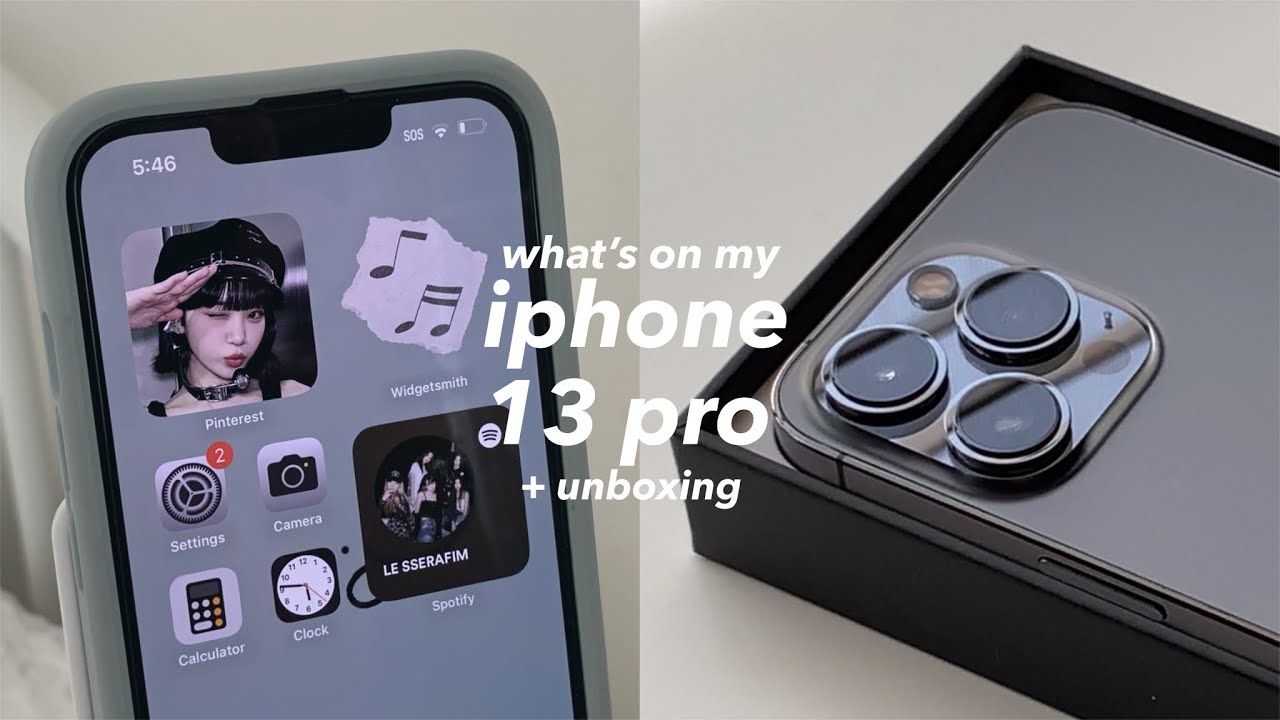 Распаковка iPhone 13 Pro, настройка, распаковка милых аксессуаров (+ экскурсия!)