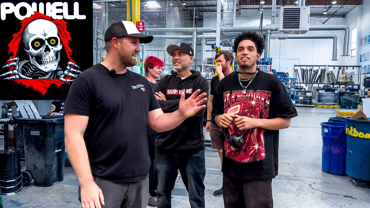 16 Minutes Inside Powell Peralta Huge Skateboarding Factory