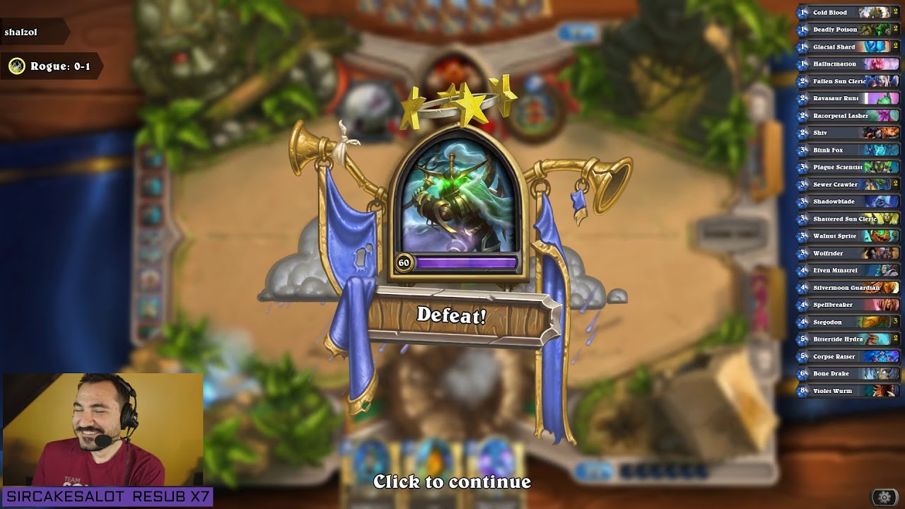 Kripp arena run on rogue [03.08.2018]