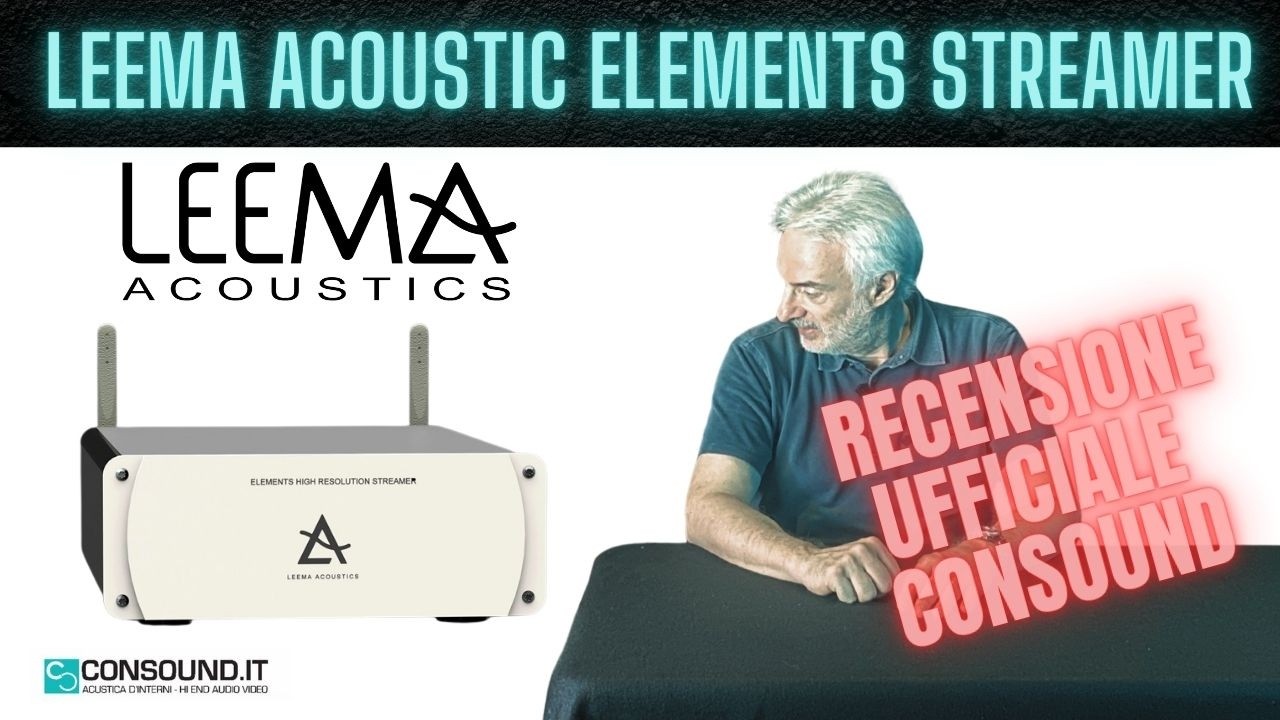Streamer con DAC della ditta Leema Acoustics: Elements Streamer.