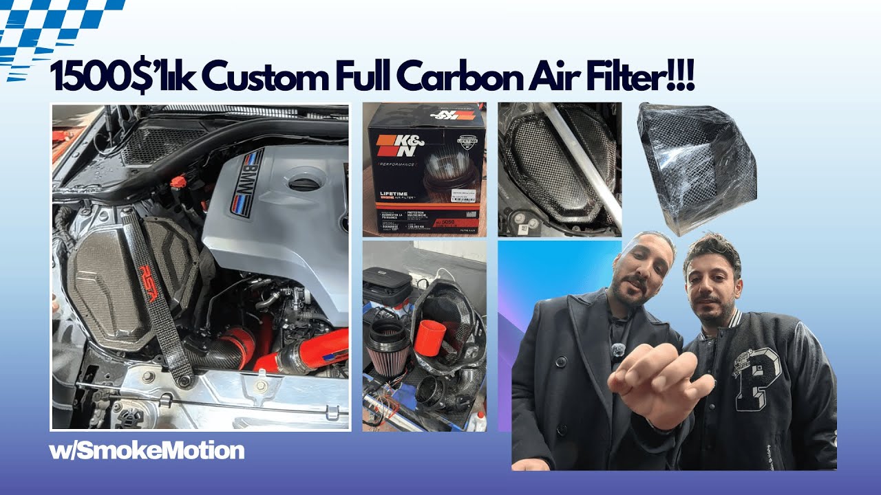 BMW G22'ye 1500$'lık Custom Full  Carbon Air Filter Taktık! 💨😯 | SmokeMotion ile Detaylı İnceleme!
