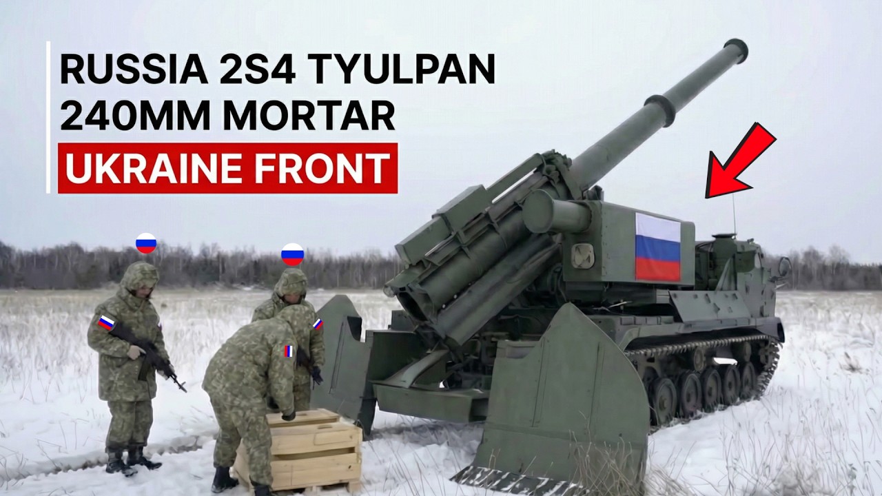 Russia Deploys 2S4 Tyulpan in Ukraine — Why This System Still Matters