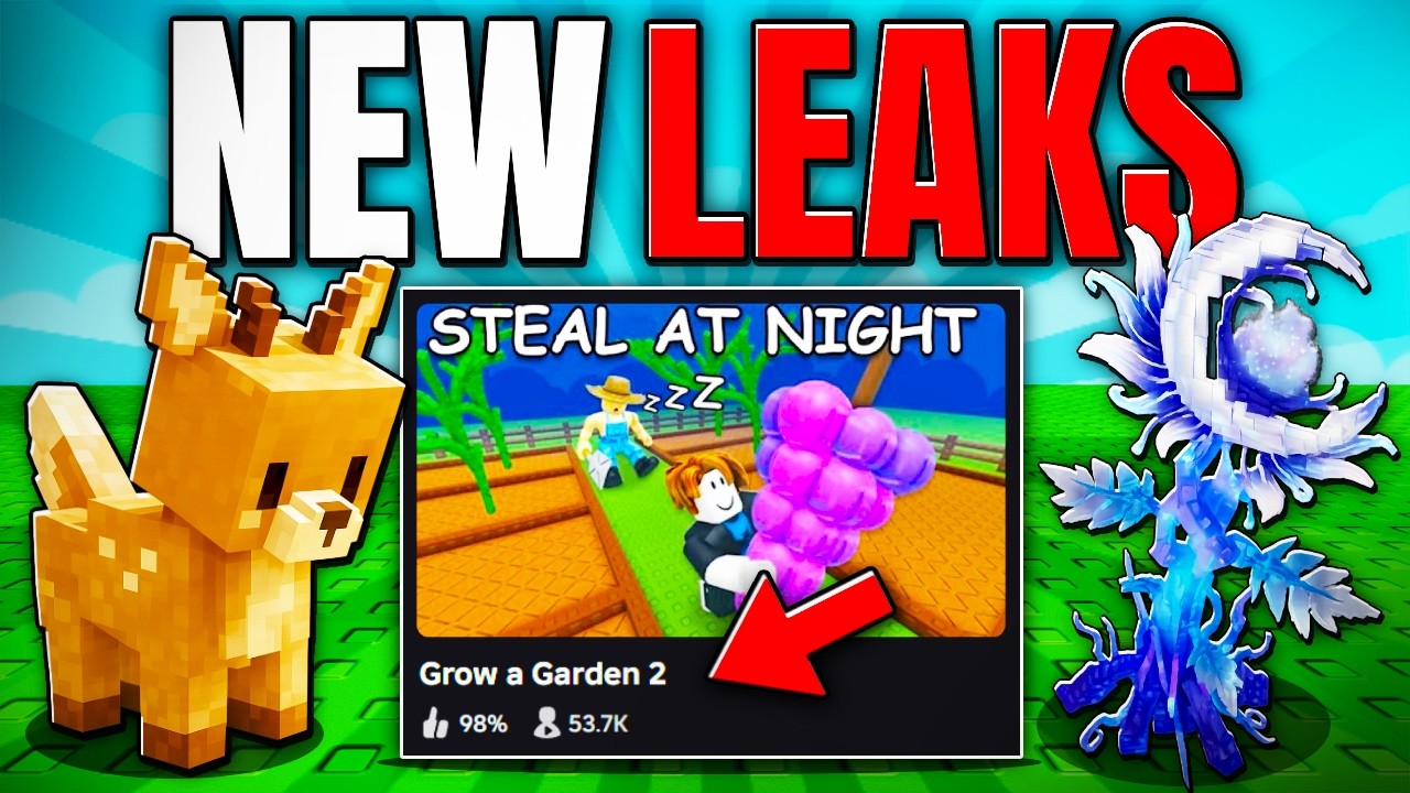 *НОВОЕ* ВСЕ УТЕЧКИ по Grow a Garden 2.. (Roblox)