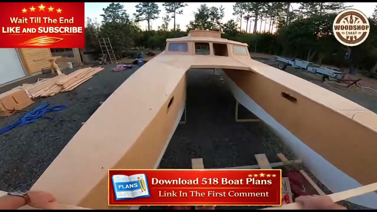 POV Building My Dream Catamaran from Scratch - Epic DIY Boat Build