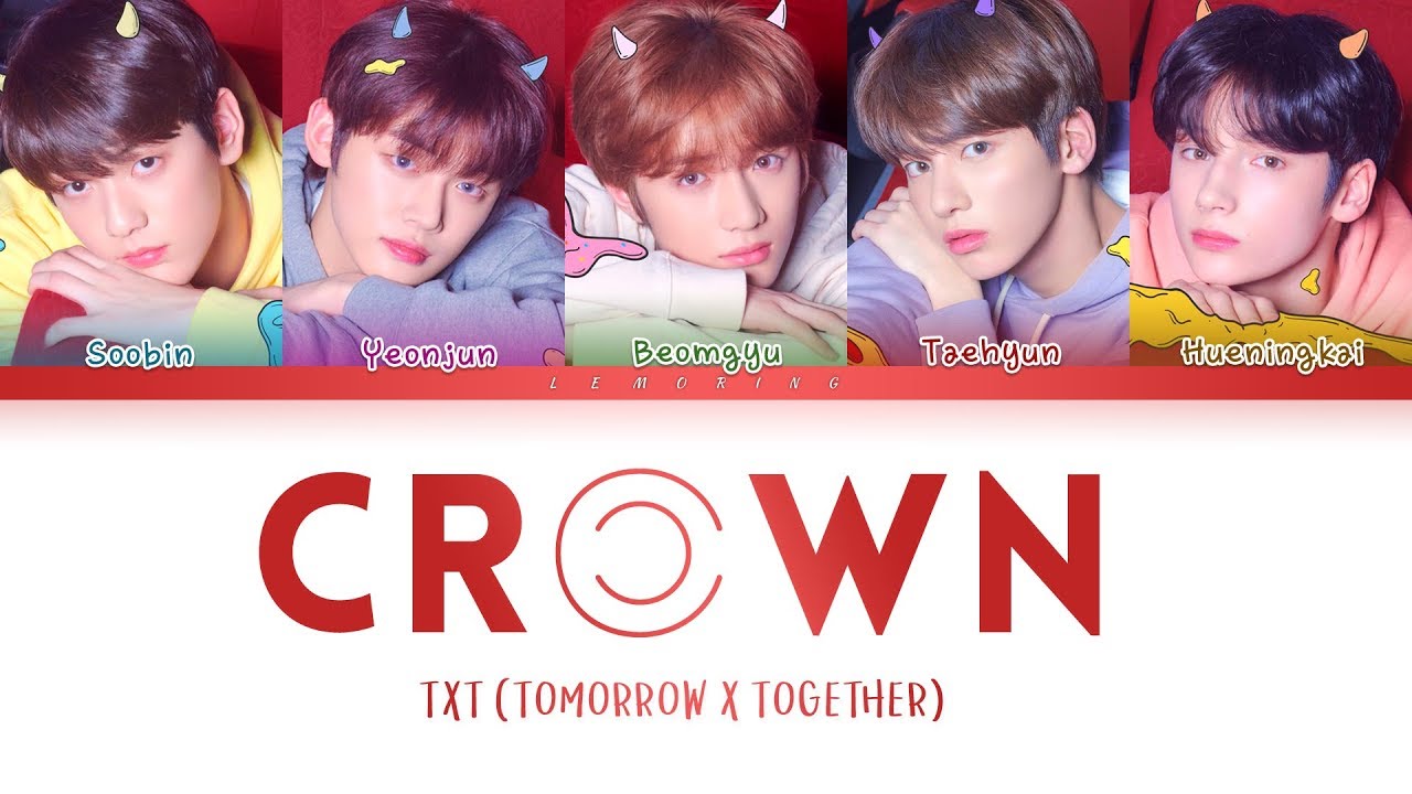 TXT - CROWN (어느날 머리에서 뿔이 자랐다) [Color Coded Lyrics/Han/Rom/Eng/가사]