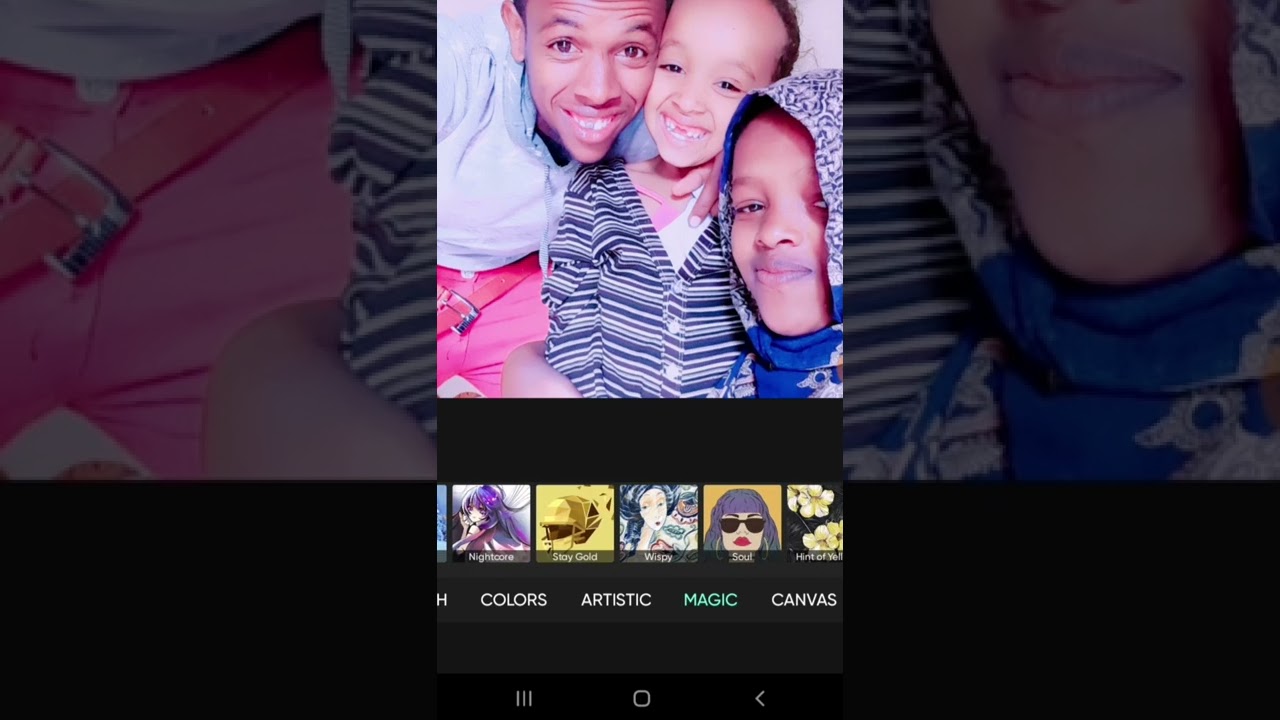 How to change photo to Cartoon Picture in Picsart #shorts