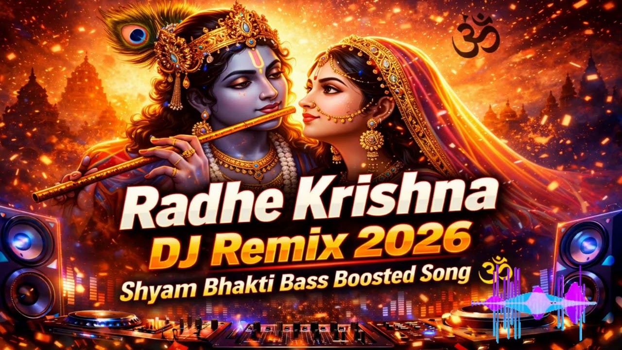 Radhe Krishna DJ Remix 2026 | Shyam Bhakti Bass Boosted Song 🕉️ 