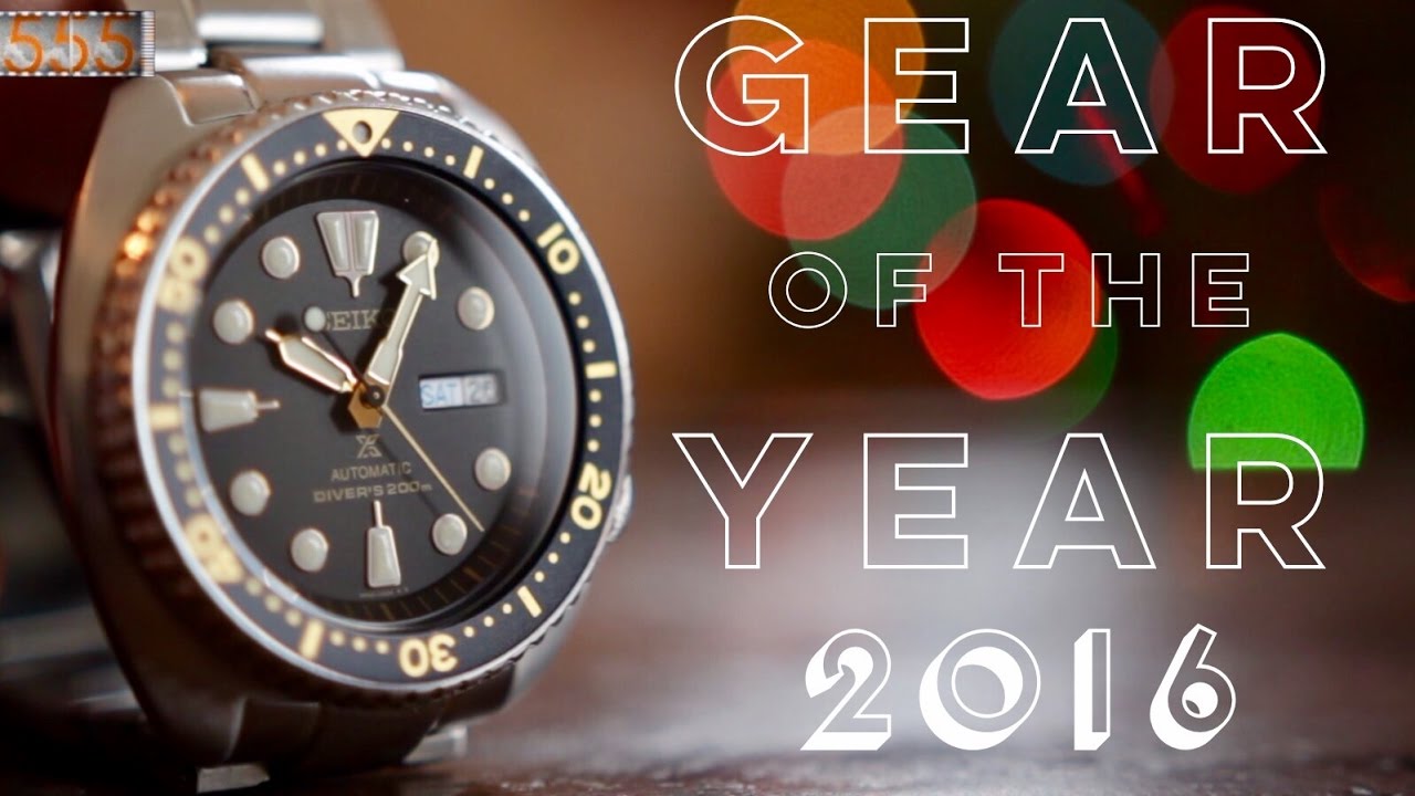 Gear of the Year 2016: My Top Choices - Seiko, Filson, Chris Reeve, & More!