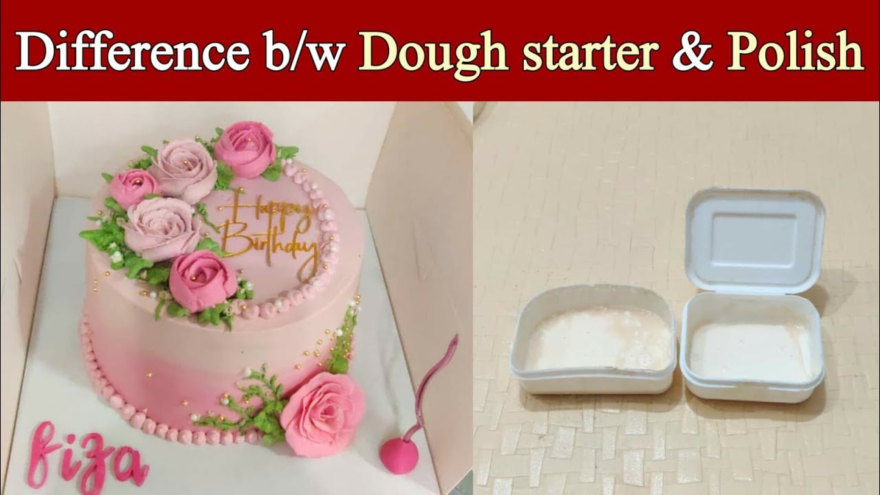 Difference between Dough starter and polish @NadiyaTanvir 